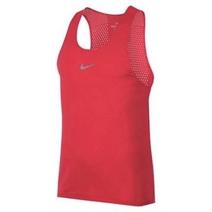 Nike mens aeroswift mesh running tank top. Sz M